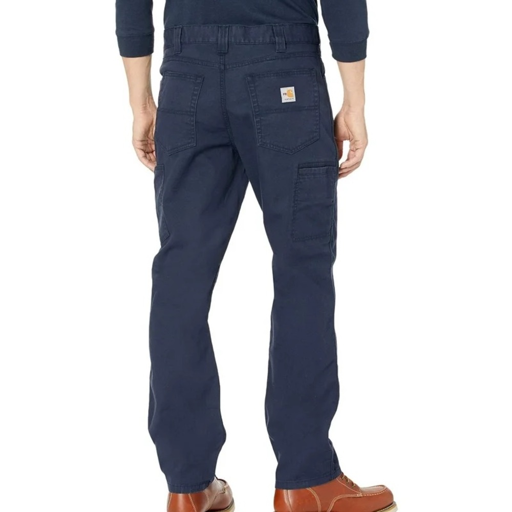 Carhartt Men's Dark Blue Cargo Pants loose fit size 2 regular‎ carpenter